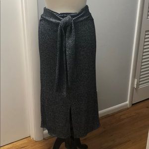 NWT Banana Republic Navy Blue Sweater Knit Skirt